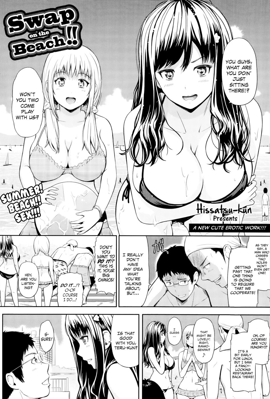 Hentai Manga Comic-Swap on the Beach!!-Read-2